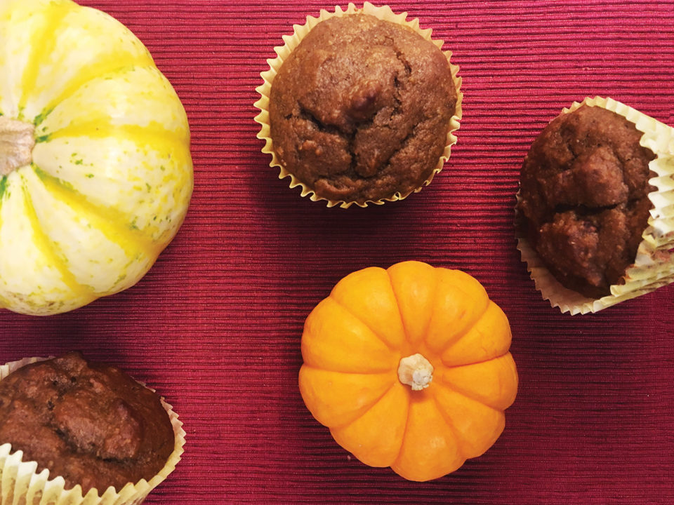 Pecan Pumpkin muffins