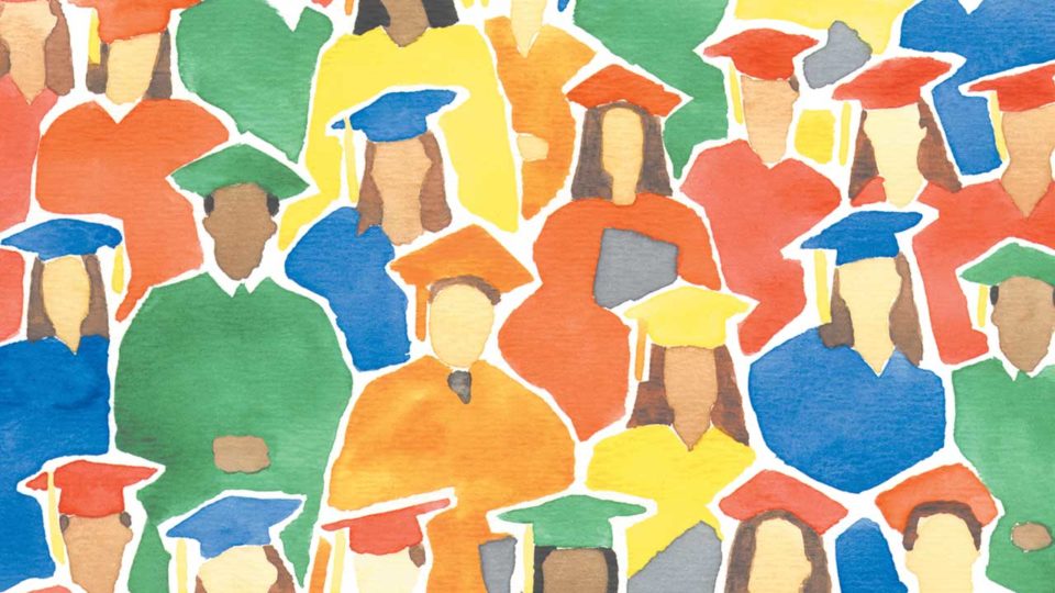 Graduation college post-high school