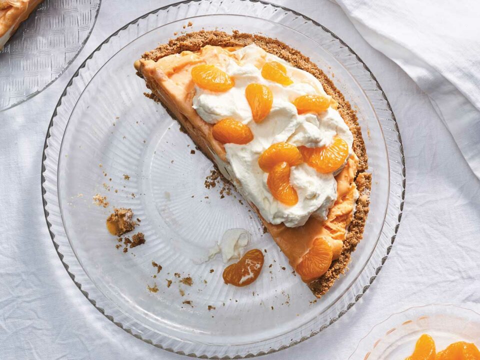 Dreamsicle ice cream pie