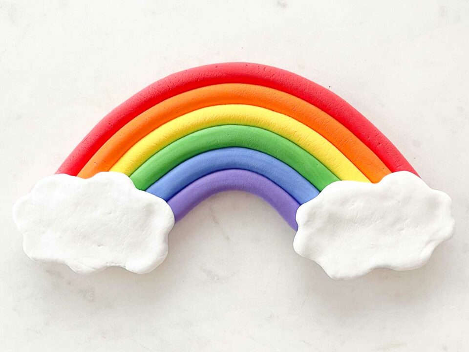 Rainbow Clay Craft: Easy Clay Crafts for Kids