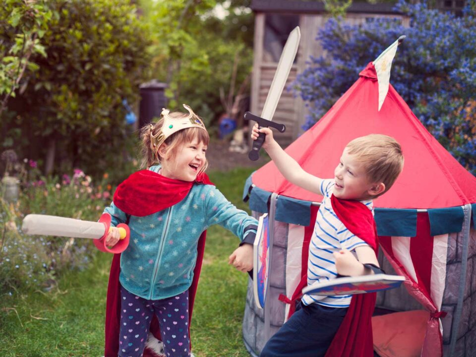 Children Playing Dress Up