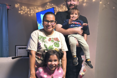 Adrianna Bouffard and her family