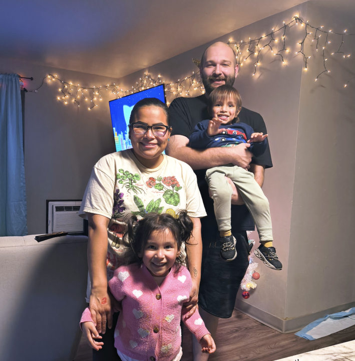 Adrianna Bouffard and her family